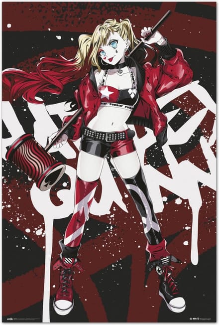 Poster DC Comics - Harley Quinn Anime 61x91,5cm