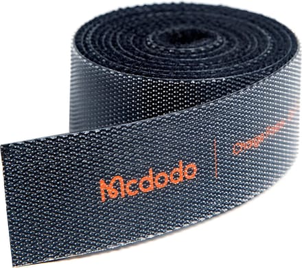 McDodo VS-0960 Kabelorganizer Belt, Velcro, 1m, Zwart