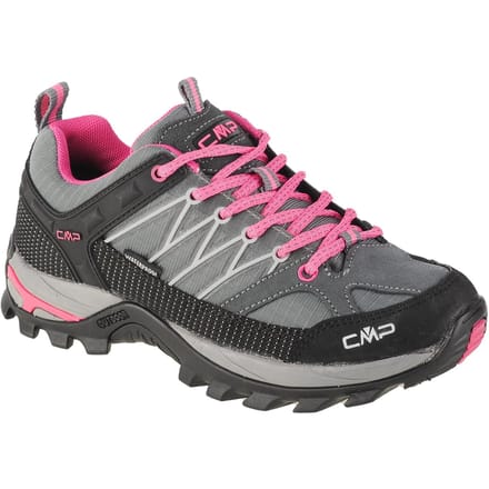 CMP Rigel Low Wandelschoenen - Maat 42 - Vrouwen - grijs/zwart/roze