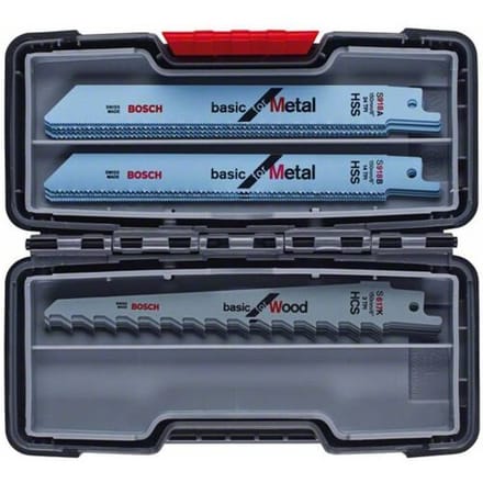 Bosch Accessories 2607010901 Reciprozaagbladenset Wood and Metal Basic, 15-delig 1 set(s)