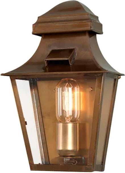 Elstead Lighting LED Wand Buitenlamp St Pauls | 1X E27 Max 60W | IP44 | Dimbaar | Aged Brass
