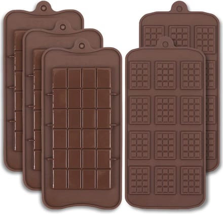 Siliconen Chocolade en Snoep Mallen Set - 5 Stuks voor Bar en IJs