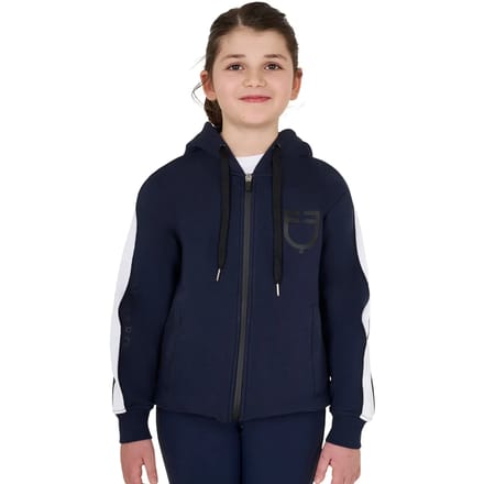 Gemonteerde fleece met capuchon voor meisjes Equestro