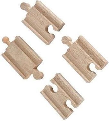 Mentari Mini rails recht 5,3 cm set van 4