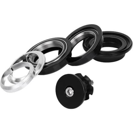 Mountainbike Balhoofdbuis Aluminiumlegering Lager Komgroep 44mm Extern black
