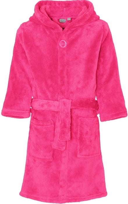 Playshoes - Fleece badjas met capuchon - Roze - maat 170-176cm