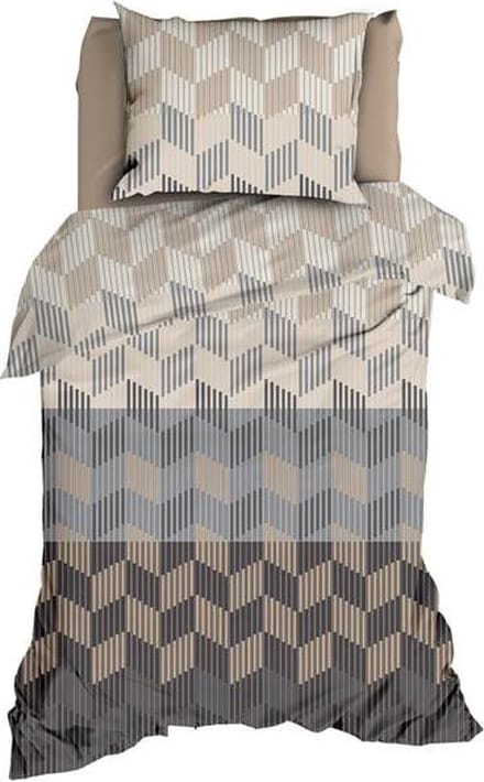 Satin d'Or Coperni Dekbedovertrek - Eenpersoons - 140x200/220 cm - Beige