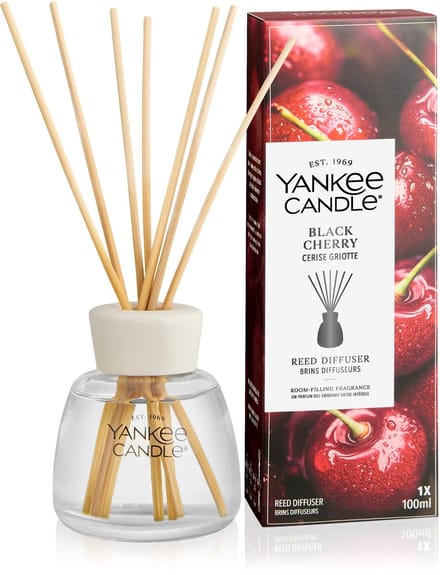 Yankee Candle - Black Cherry Geurstokjes 100 ml - tot 6 weken geur