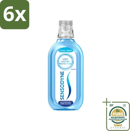 Sensodyne - Mondwater - Fresh & Cool - 500ml x 6