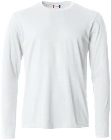 Clique Basic-T L/S 029033 - Wit - S