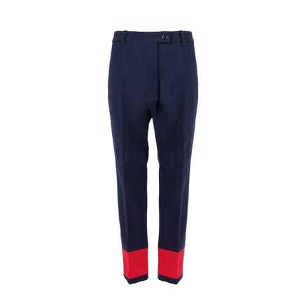 Moschino tweekleurige wollen broek - jaren 2010