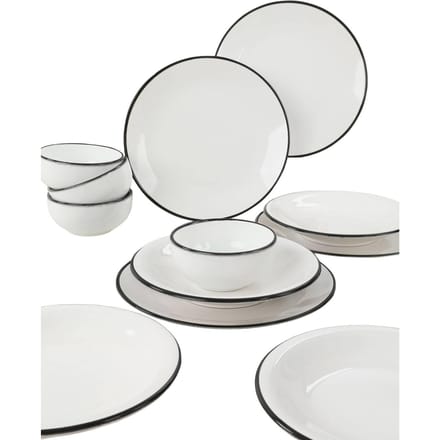 12-delige dinerset Gloria keramiek | Hermia