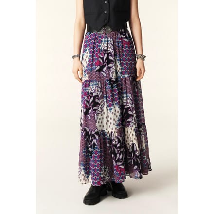 BA&SH Jupe Brooke Violet Taglia: 40 | Maxi gonne Outlet | Donna | Viola