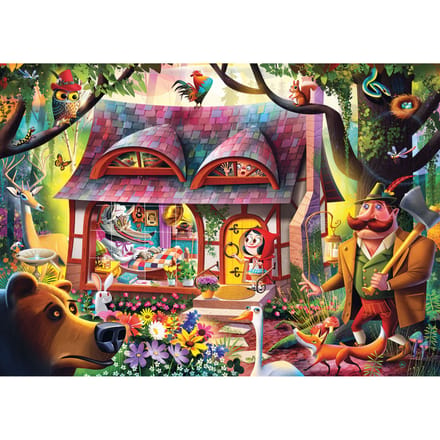 Ravensburger puzzel Roodkapje en de wolf - Legpuzzel - 1000 stukjes