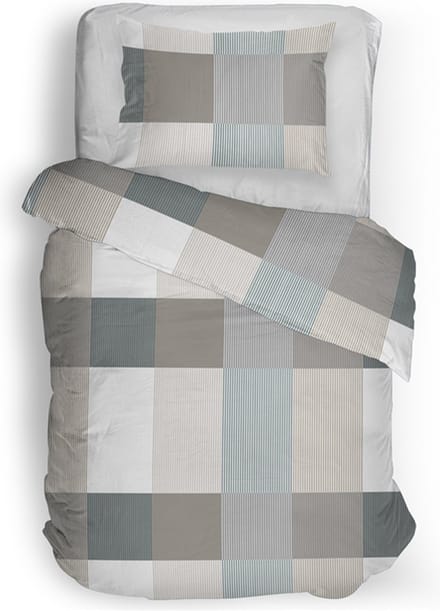 Snoozing Greet Dekbedovertrek - Eenpersoons - 140x200/220 cm - Groen
