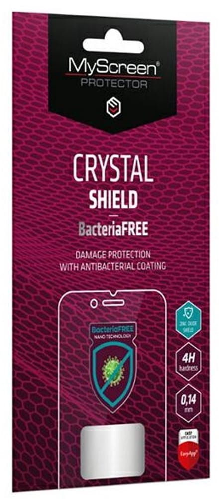 MyScreen Protector MS Crystal - Telefoniescreenprotector - Antibacteriële Coating - Perfecte Transparantie