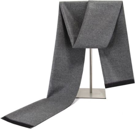 Heren sjaal Shawl voor mannen lichtgrijs BY-ST6