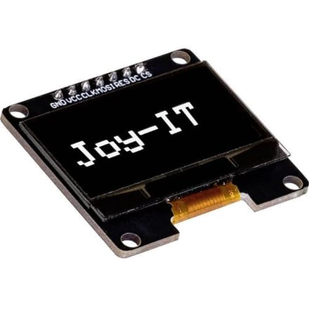 Joy-it SBC-OLED01.3 Displaymodule 3.3 cm (1.3 inch) 128 x 64 Pixel Geschikt voor serie: Arduino, Raspberry Pi®, ASUS Tinker Board, Banana Pi, C-Control,