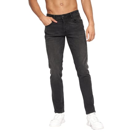 Crosshatch Heren Malcolm Slim Jeans (Zwart wassen)