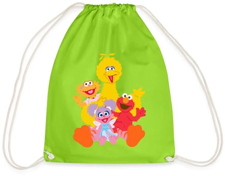 Sesamstraat Bibo Elmo Sina Abby Cadabby Gymtas