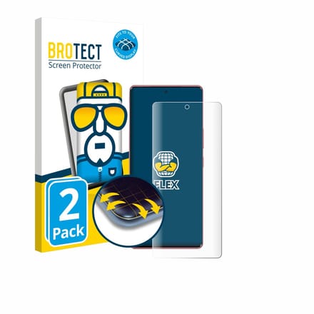 BROTECT - Screenprotector voor Infinix Note 50s - Folie Beschermfolie transparant volledig dekking - 2 Stuks