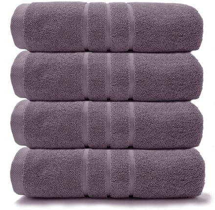 HOOMstyle Handdoeken Set Boutique - 4 stuks - 50x100cm - Vijgenpaars