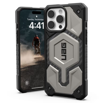 UAG - Monarch Pro Mag geschikt voor iPhone 16 Pro Max Hoesje - titanium