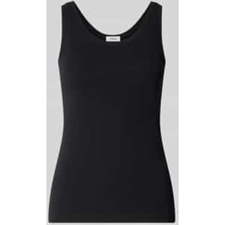 Slim fit tanktop van katoenmix