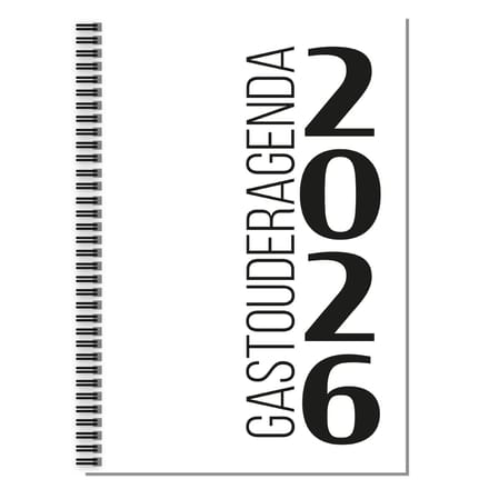 Gastouderagenda | Kinderopvang agenda A4 - met ruimte voor 20 kinderen
