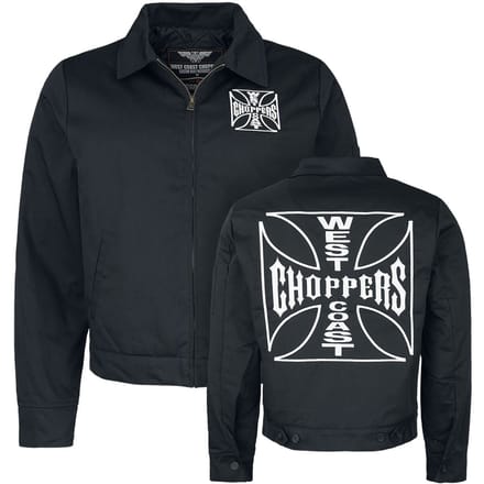 West Coast Choppers Tussenseizoensjas - OG Lined Work Jacket - S tot 4XL - voor Mannen - zwart