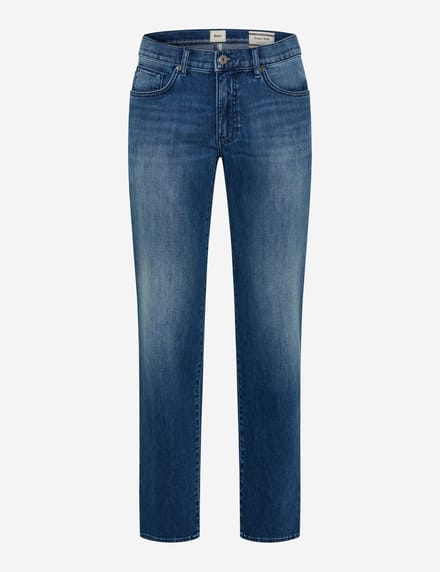 Brax Heren Jeans  Style CADIZ VINTAGE BLUE, denim blauw regular, maat 42/32