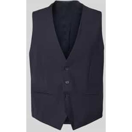 Bodywarmer met v-hals en strookzakken