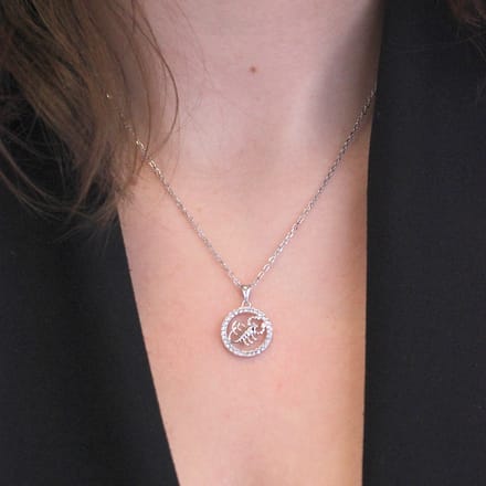 Schorpioen Zodiac Hangers - Zilver en Kristal