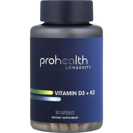Vitamine D3 + K2, 90 Capsules