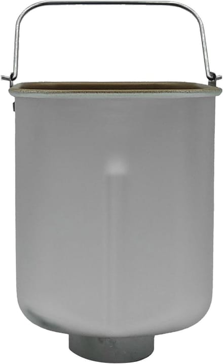 Broodmachine Emmer - Broodbak Binnenpot - Brood Bakken - Antiaanbaklaag - 14.3x14.3x19.4 cm - Grijs