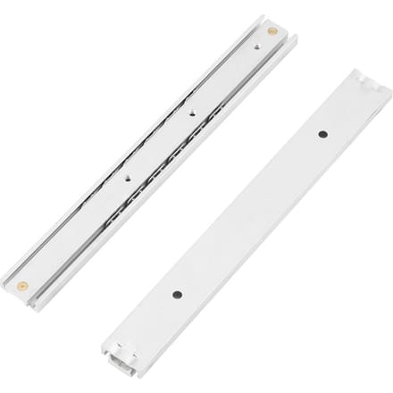 2 stuks/set Mini Aluminiumlegering Duurzame Gladde Glijbaan voor Lade Kast(140mm)