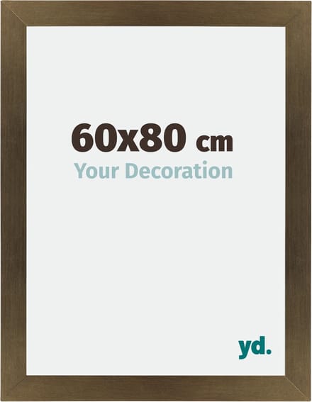 Your Decoration - Fotolijst 60x80 cm - MDF - Brons Decor - Mura