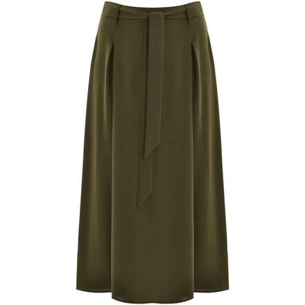 Vrouwelijke crêpe rok Mat Fashion Αirwashed