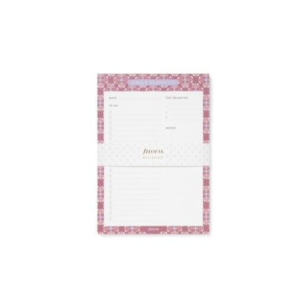 Filofax notepad met magneet, dagplanner, mediterranean