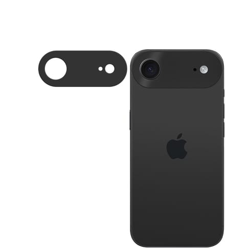 Mobilize Screenprotector geschikt voor Apple iPhone Air Glazen | Mobilize Camera Protector - Case Friendly - Zwart
