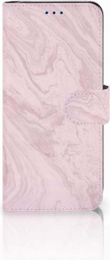Samsung Galaxy S8 Bookcase Marble Pink - Origineel Cadeau Vriendin
