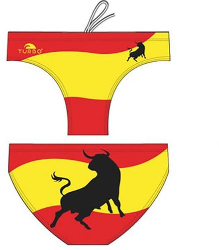 Turbo Bull Spain Zwemslip Geel,Rood 9-10 Years Jongen