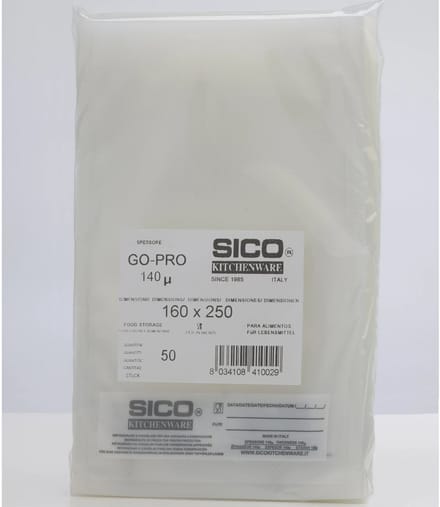 SICO vacuümzakken 160x250 mm 50 stuks