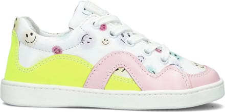 Jochie & Freaks Zoe Lage sneakers - Leren Sneaker - Meisjes - Wit - Maat 25