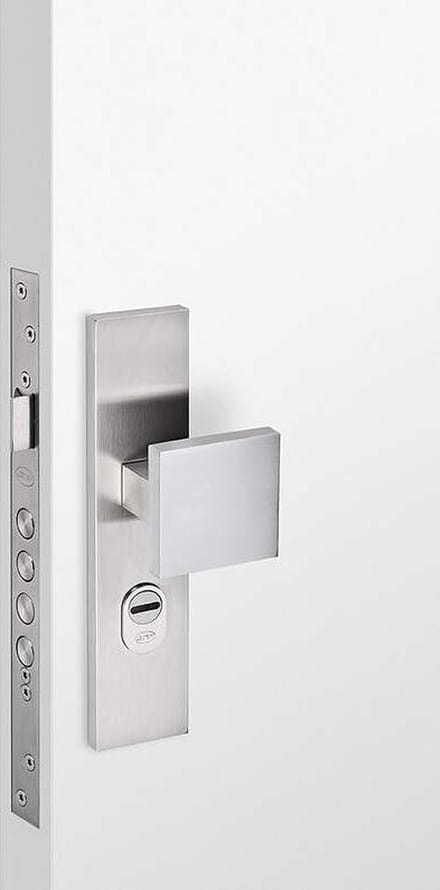 Veiligheidsschildset kruk+knop met Kerntrek PC72 SKG*** RVS