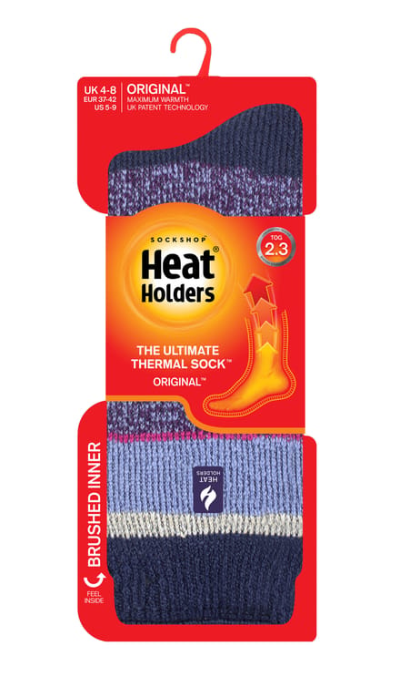 Heat Holders Dames Dikke Warme Thermische Sokken - Indigo Night (Provence)