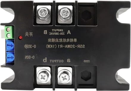 Motor Starter Module - Zachte Start Controller - Motor Bescherming - Soepele Start & Stop - 8 kW Vermogen - Grijs