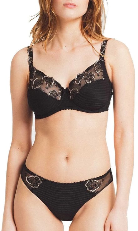 Louisa Bracq – Elise – BH Beugel – 419-01 – Noir Broderie - Maat E80/95