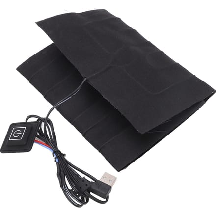 Tapis Chauffant USB 3 Niveaux Portable Multifonctionnel Sûr Étanche Stable Tissu Chauffant Électrique black