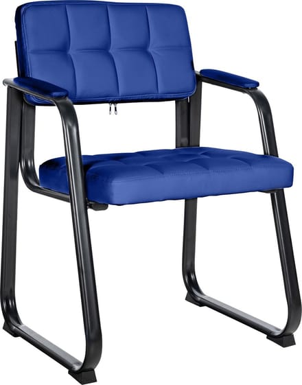 CLP Canada B Eetkamersstoel - Kunstleer blauw